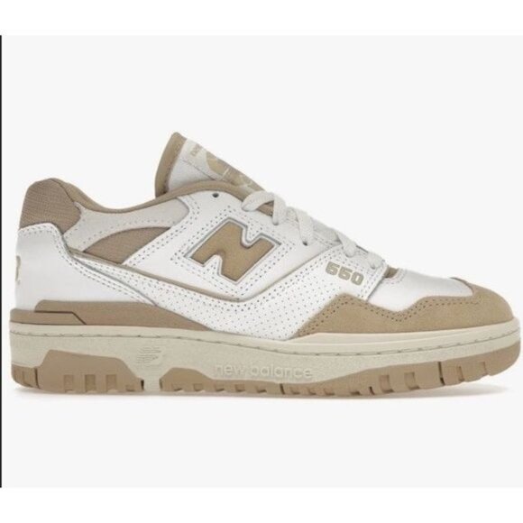 New Balance 550 White Incense Driftwood Women’s Sneaker Size 9 Men’s 7.5 - Picture 1 of 10